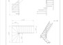 make wooden half spiral stairs manufacturing drawings